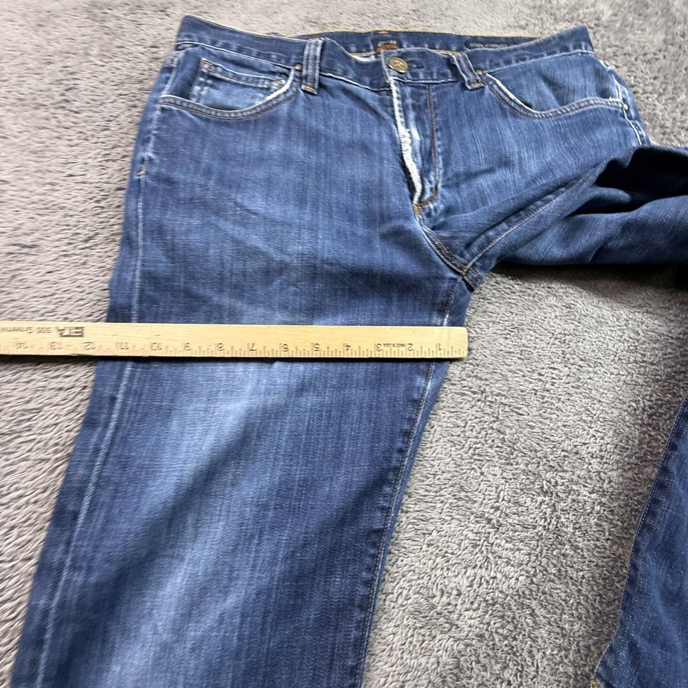 Citizens of Humanity Sid 33x28 Men's Jeans Blue Wash Distressed Denim Y2K - Picture 8 of 10